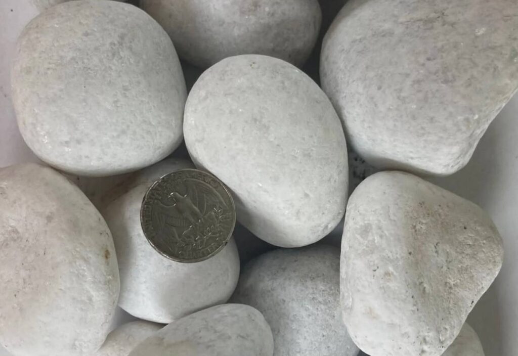 Crystal White Pebble